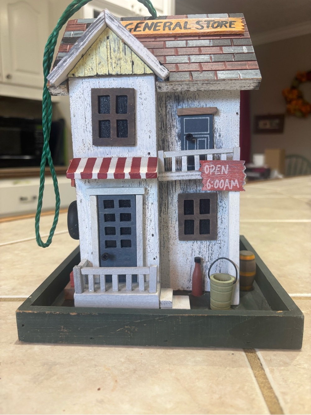 Rustic Wooden General Store Birdhouse
